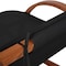 Deko Living Outdoor Cedar Wood Patio Lounge Daybed w/ Black Textilene Fabric & Canopy COP20205BLK - alternate 5